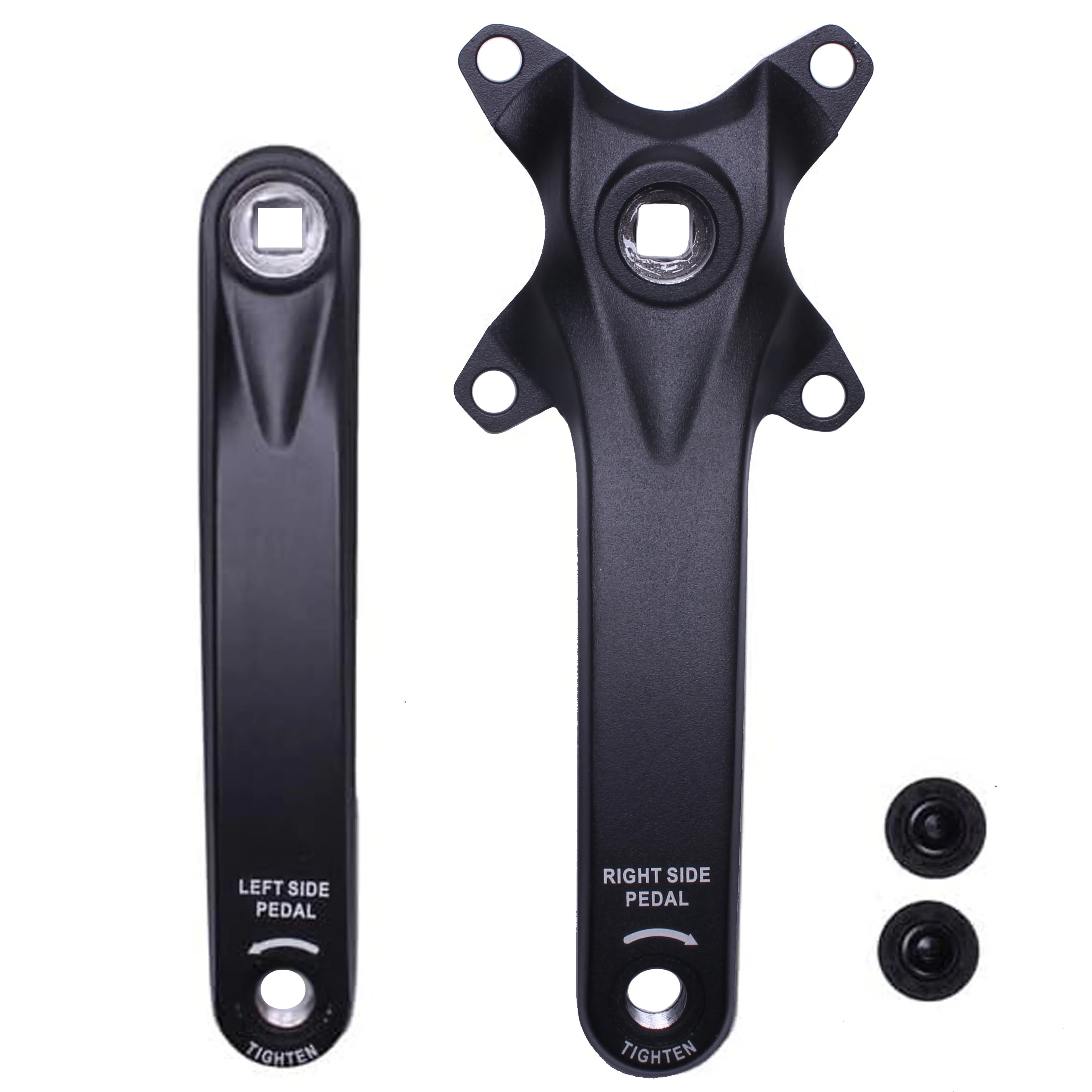 Alps2Ocean Universal 152MM/160MM/165MM/170MM/175MM BCD 104MM Square Taper Bike Crank Arms for City Bike,MTB,Ebike,Belt Bicycle