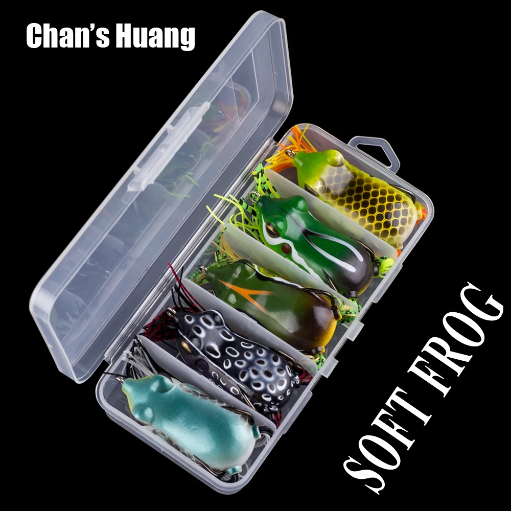 

3 шт./коробка, мягкая рыболовная приманка-лягушка, 6 см, 15 г