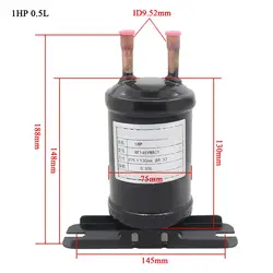 New For  Accumulator gas-liquid Separator For Heat Pump Reservoir Air Conditioning Refrigeration Unit Oil Separator Accessories