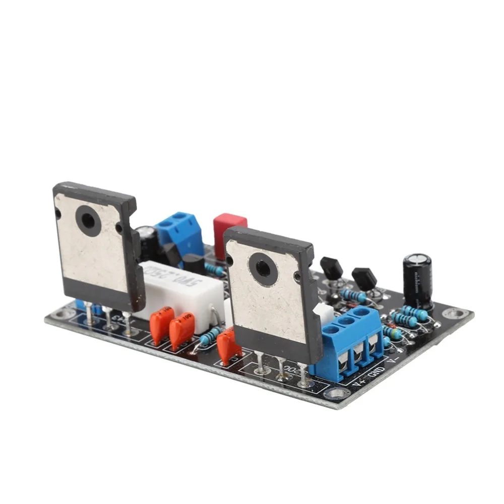 Easy Installation 2SC5200+2SA1943 Power Amplifier Board Low Noise 100W Amp Board Speaker Circuit Protection Board DIY Assembly view 2