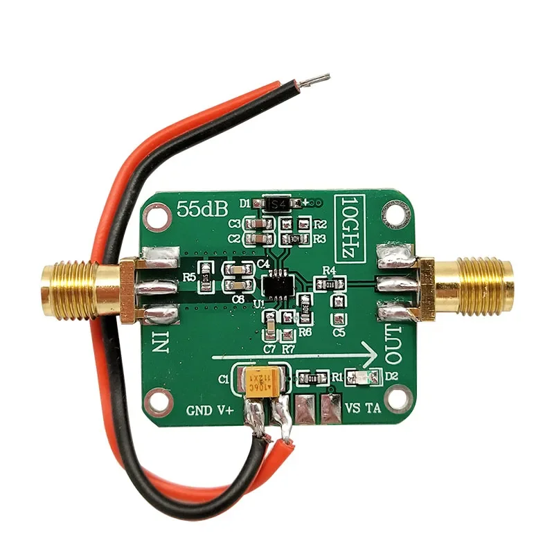 AD8317 module RF power meter logarithmic detector power detection 1M-10G wide measurement power