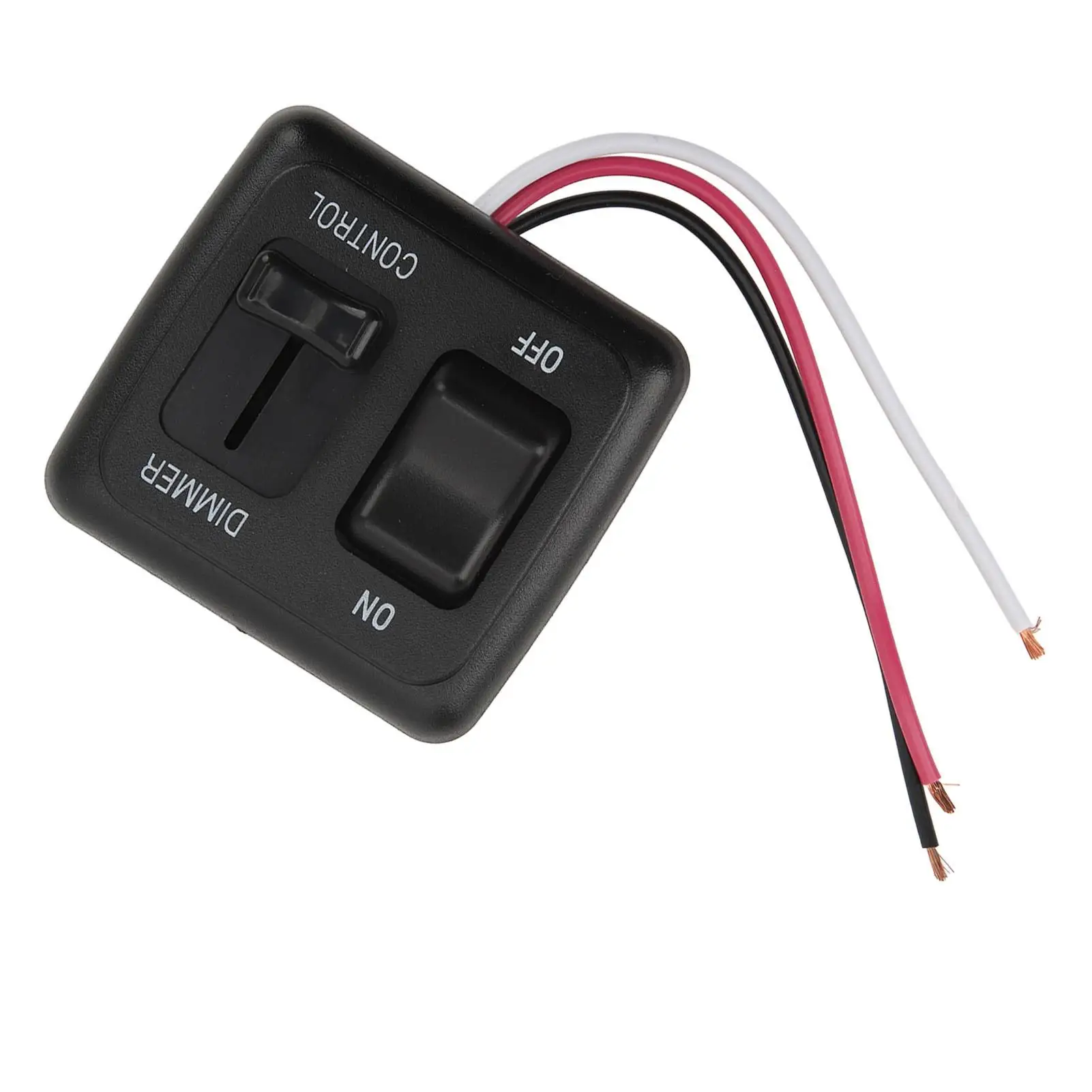 12V DC Toggle Switch with High Side Dimmer Control for led Halogen Incandescent RV Car Truck Strip Dimmer Control Switch