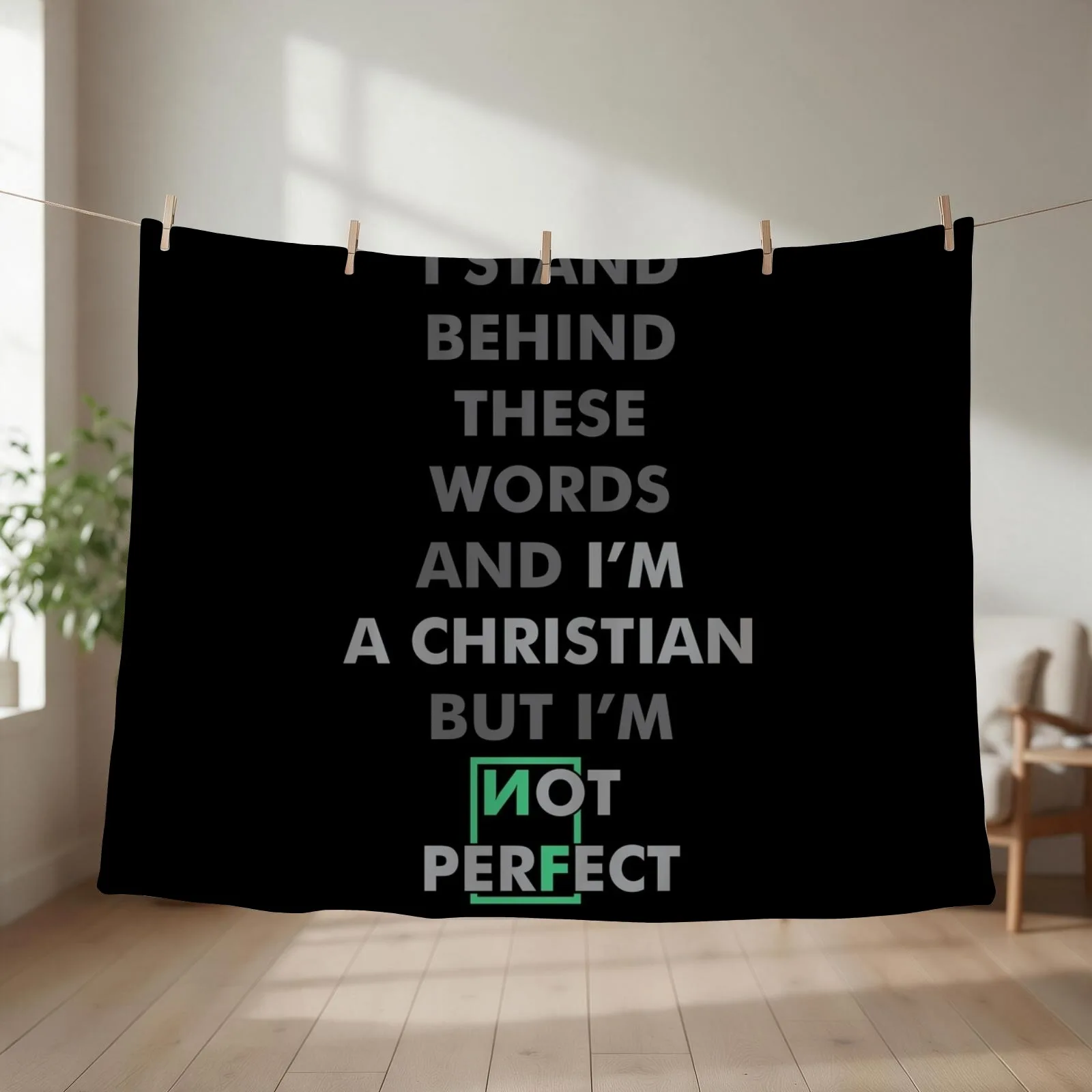 NF ALL I HAVE LYRIC Throw Blanket couch cozy soft plush fuzzy picnic outdoor blanket