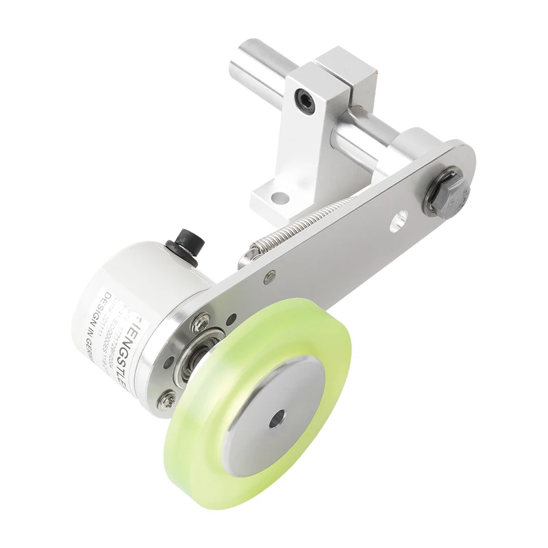 Encoder bracket Aluminum Polyurethane Industrial Encoder Wheel Measuring Wheel 40/50/60mm Aluminum Encoder Mounting Bracket