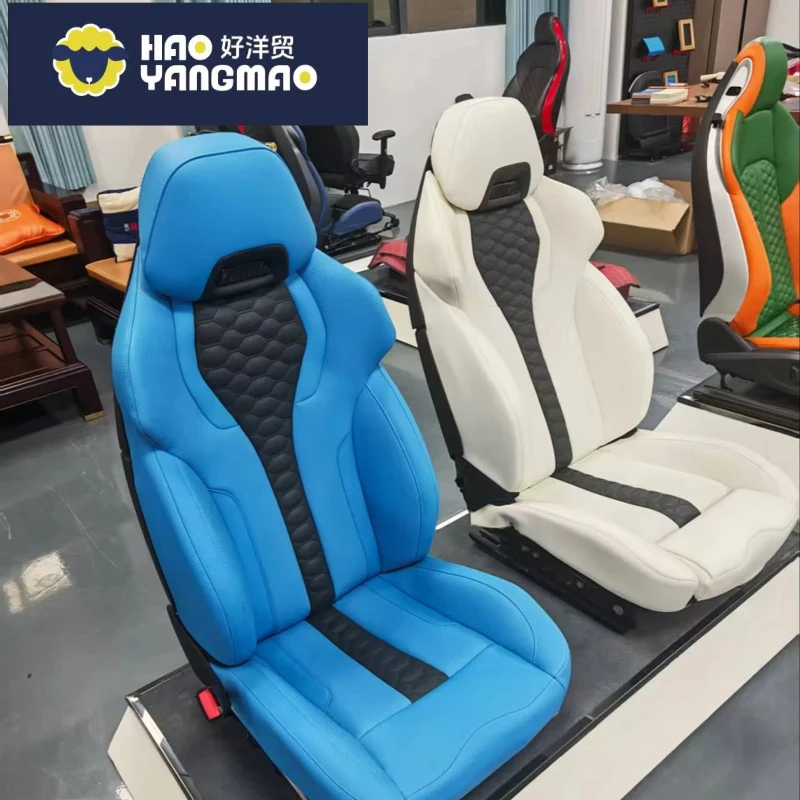Suitable for Car Interior Accessories Sport Racing Bucket Seats Customize Leather Driver's Seat F30 F80 F10 M5 Upgrade