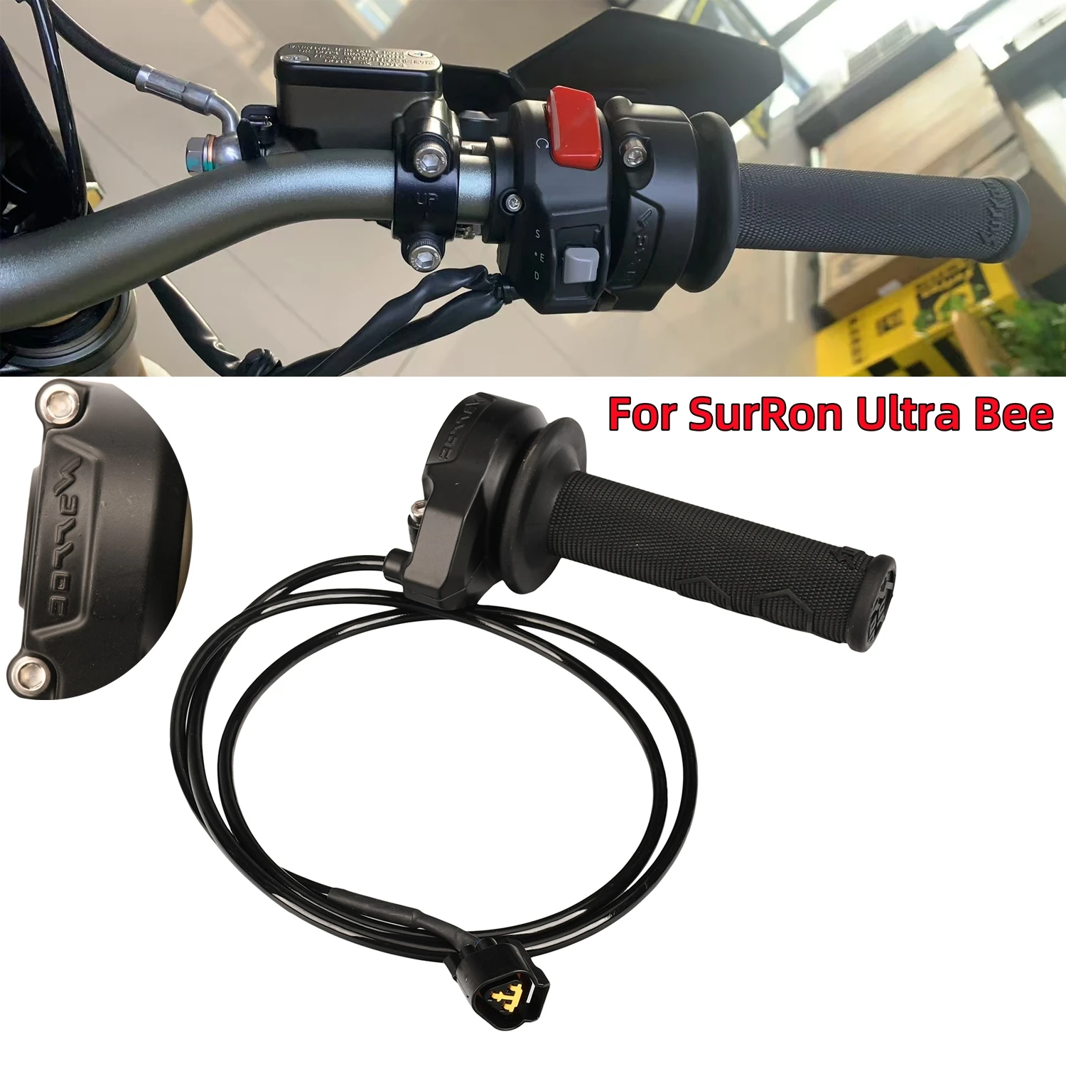 Motorcycle Parts Grips Speed Throttle Accelerator Handle Grip Handlebar For Ultra Bee UltraBee Electric Vehicle Bike