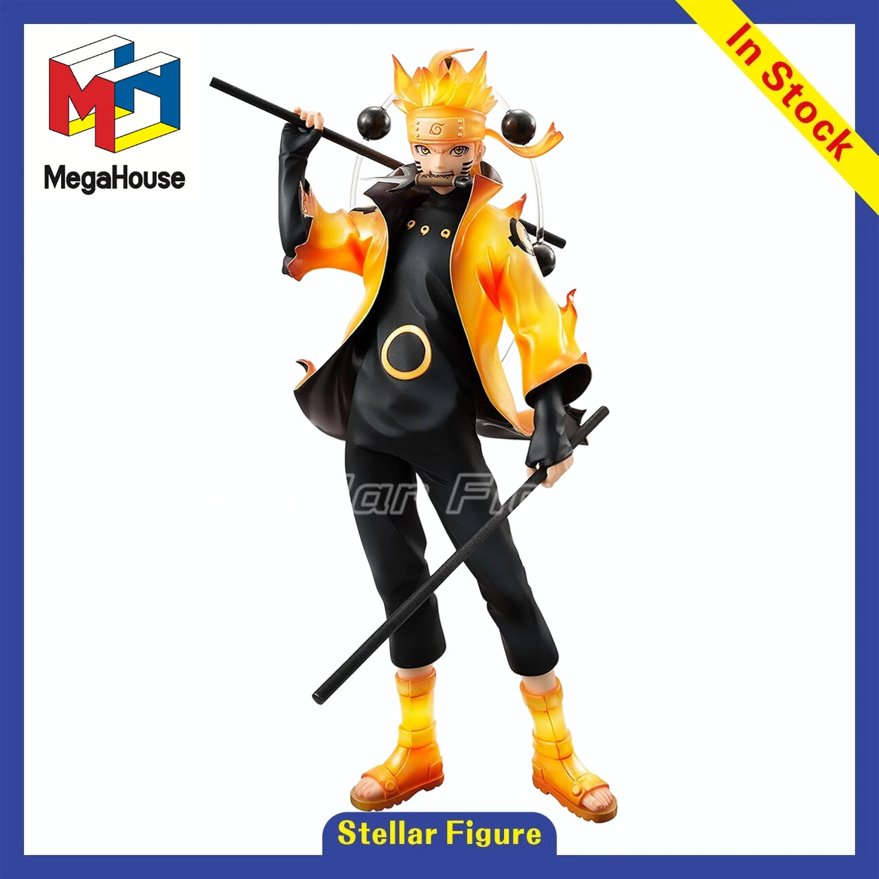 

【SF】In Stock MegaHouse GEM Series NARUTO Shippuden Naruto Uzumaki 1/8 Scale Figures Model Collection Gift