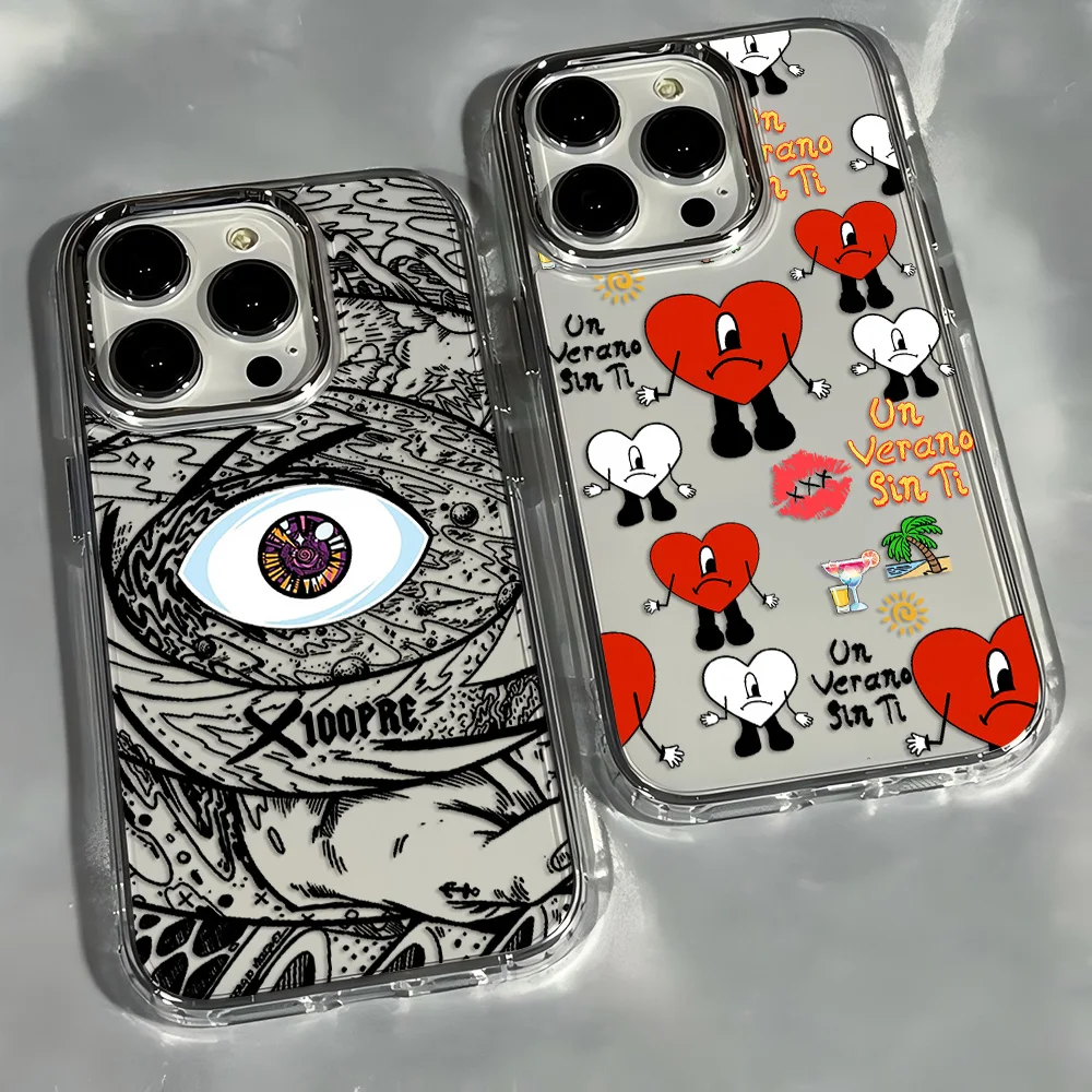 Чехол для телефона Yo Perreo Sola Bads Bunny Maluma для iPhone 17 16e 16 15 14 13 12 11 mini Pro Max X XR XSMAX 8 7 Air Plus Soft Cover