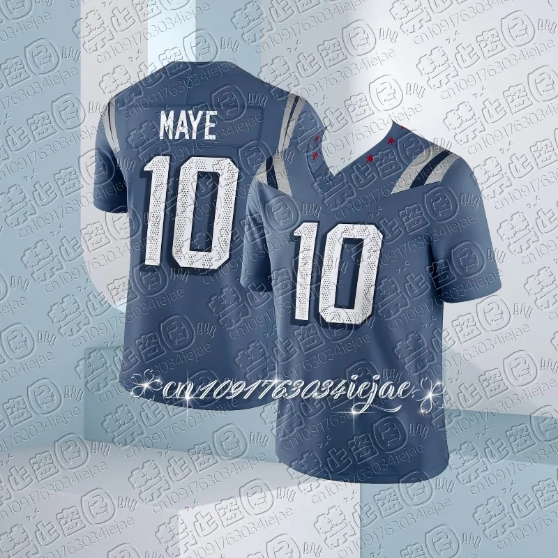 3D-gedrucktes neues Kid_Adult # 10. Drake Maye England Patriots Collection Limited Jersey Halloween Herren Damen Mode Lässiges Sweatshirt