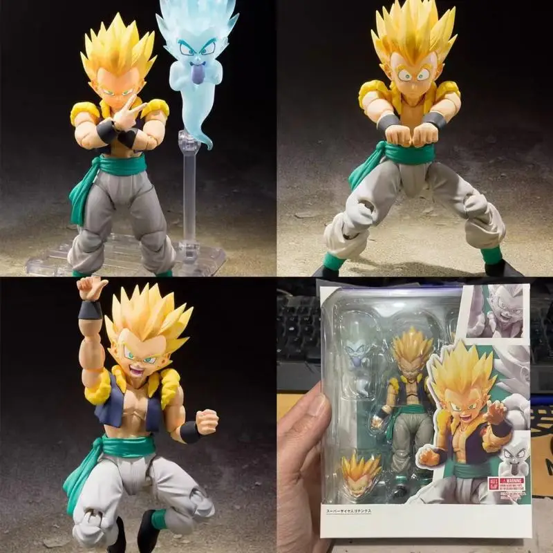 

Коллекционная аниме-фигурка Dragon Ball Super Super Saiyan Gotenks с подвижными суставами, сменной головой и аксессуаром-призраком
