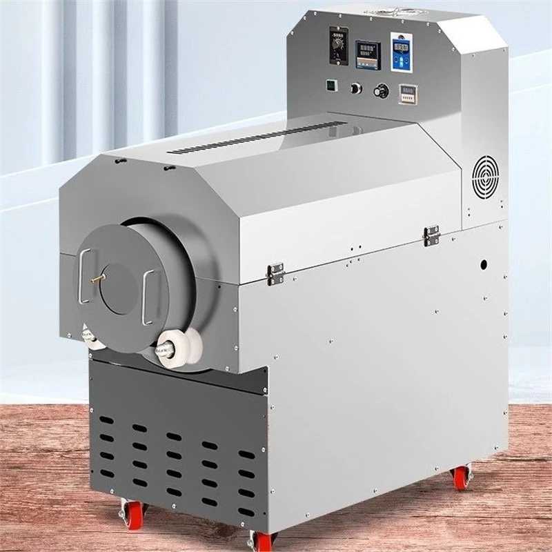 

Electromagnetic heating frying machine Sesame soybean pepper melon seeds fried chestnuts automatic numerical control