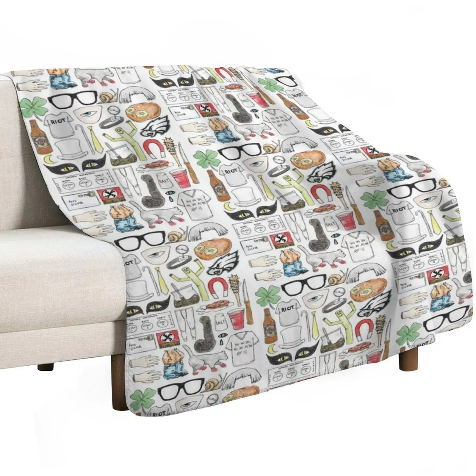 ALWAYS SUNNY iconic times Throw Blanket Flannel Fabric Single Camping manga warm winter Flannel Blankets