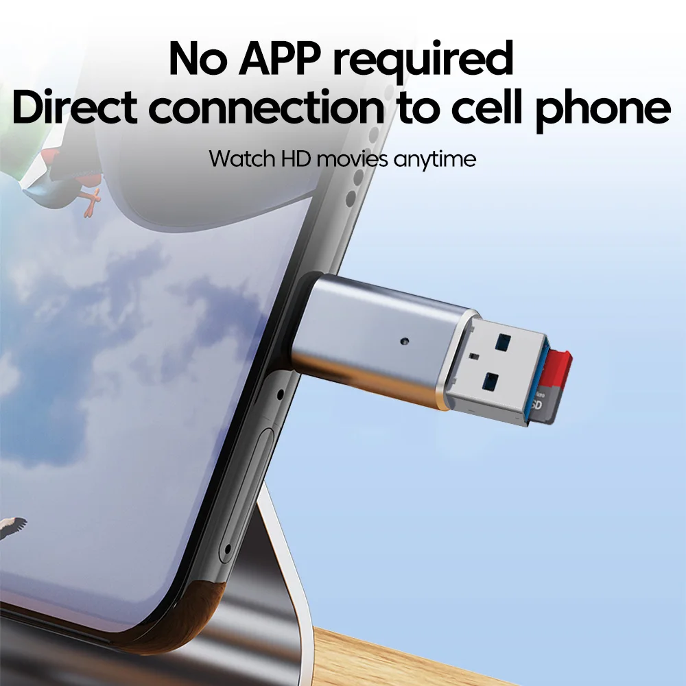 Elough USB 3.0 Card Reader SD TF Card Reader USB C adaptador usb a tipo c High Speed Cardreader For Phone Accessories