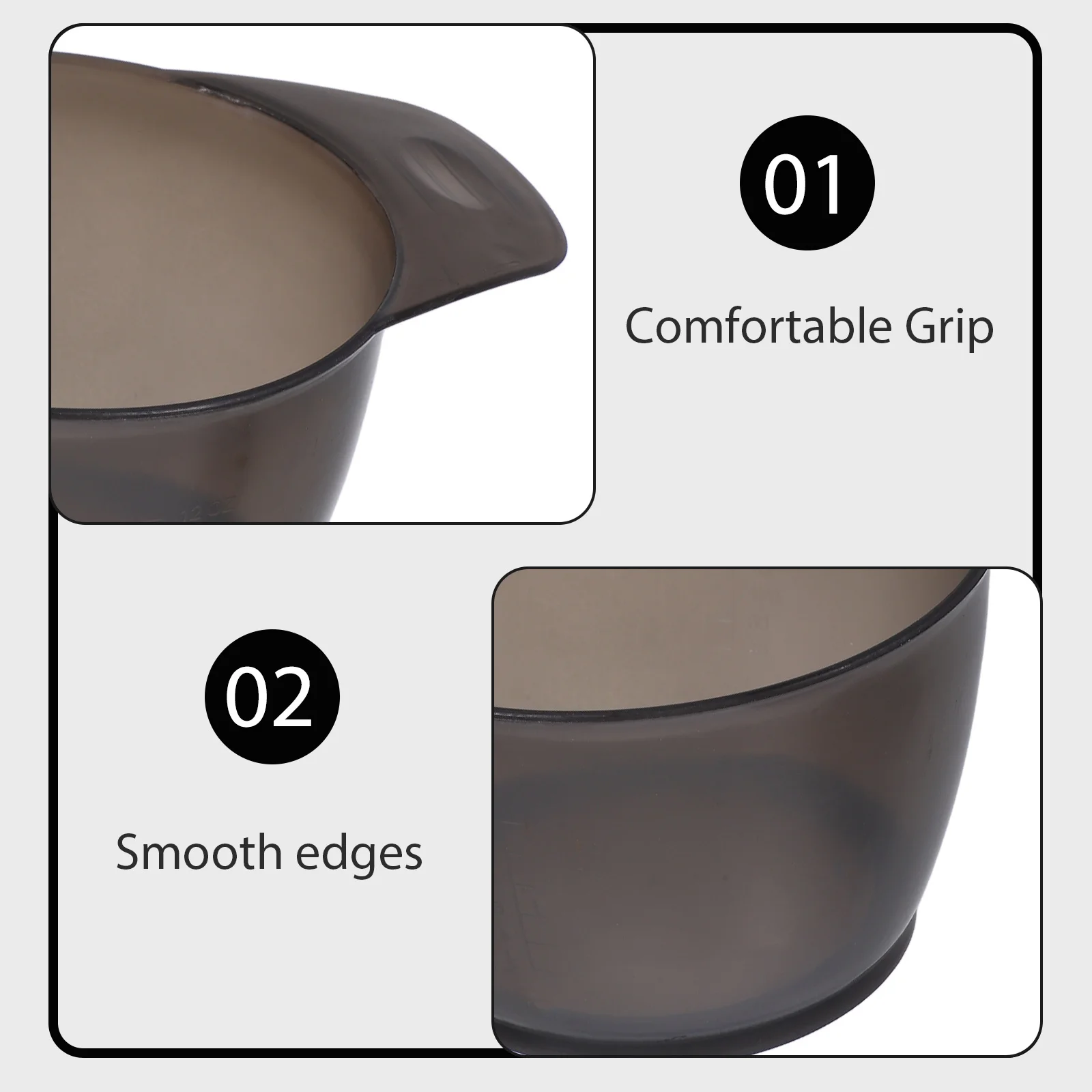 6pcs Dye Bowls Set Plastic Hair Color Mixing Bowls For Salon Home Use Diy Hair Coloring Tinting Tools Stackable Durable - Image 6