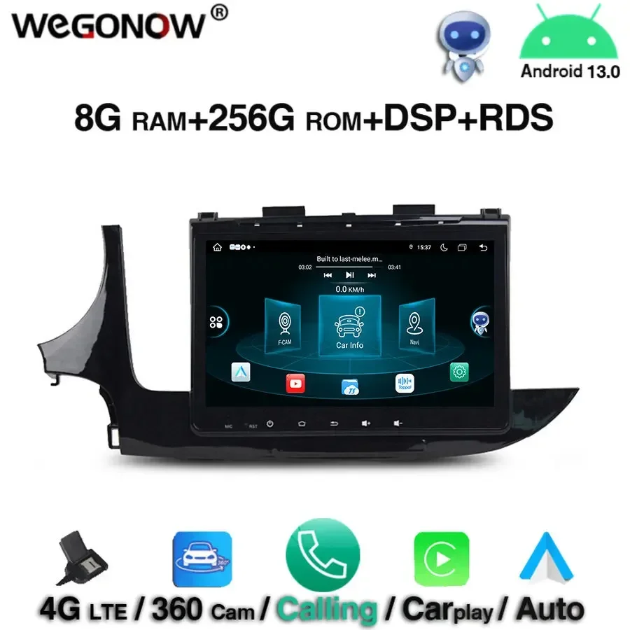 

Для Opel MOKKA 2016 2017 Беспроводной Carplay 360 9 "IPS Android 13.0 8 ГБ + 256G Автомобильный DVD-плеер GPS RDS Авто Радио Wi-Fi Bluetooth 5.0