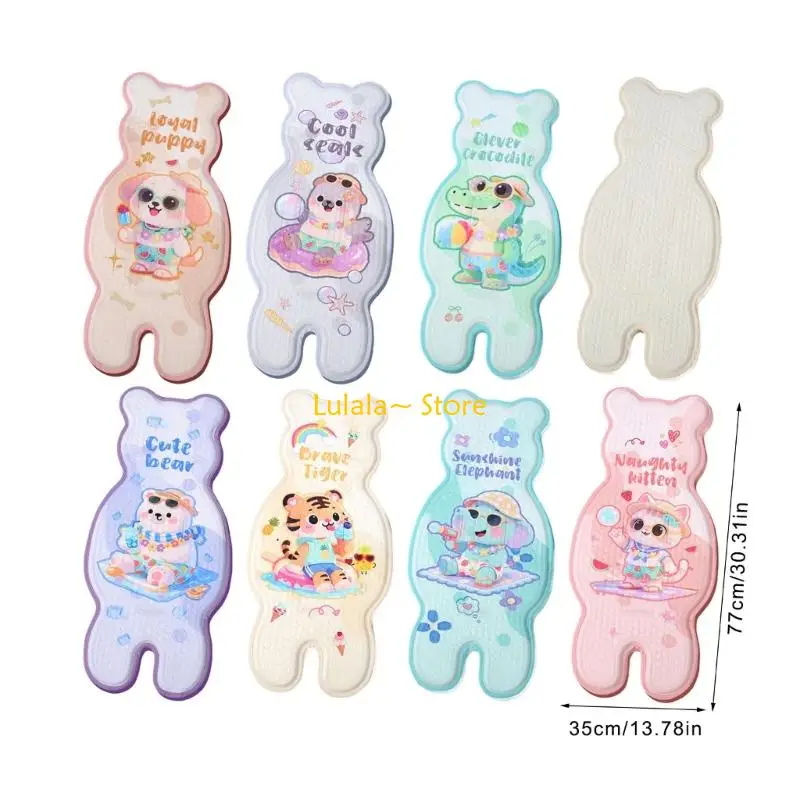 Y4QA TPE Cooling Gel Strollers Cushion For Hot Weather Breathable Design Quick Use Wide Strollers Compatibility