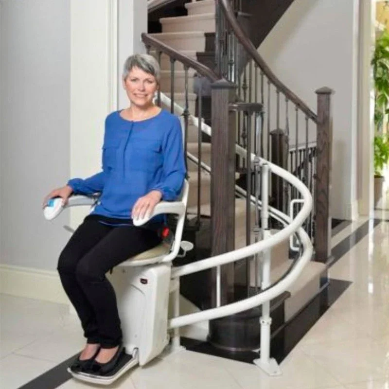 Elderly seat elevator Barrier-free lifting platform, disabled diagonal seat