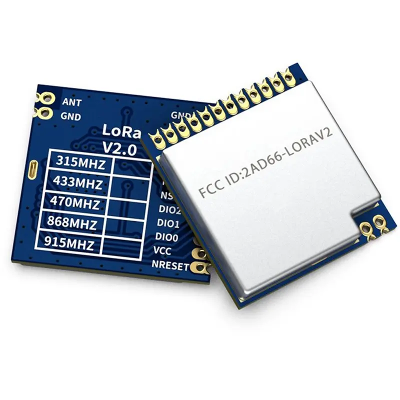 【Shop Now】2PCS LORA1276 100Mw SX1276 Module 868Mhz/915Mhz Sx1276 Long Range 4Km