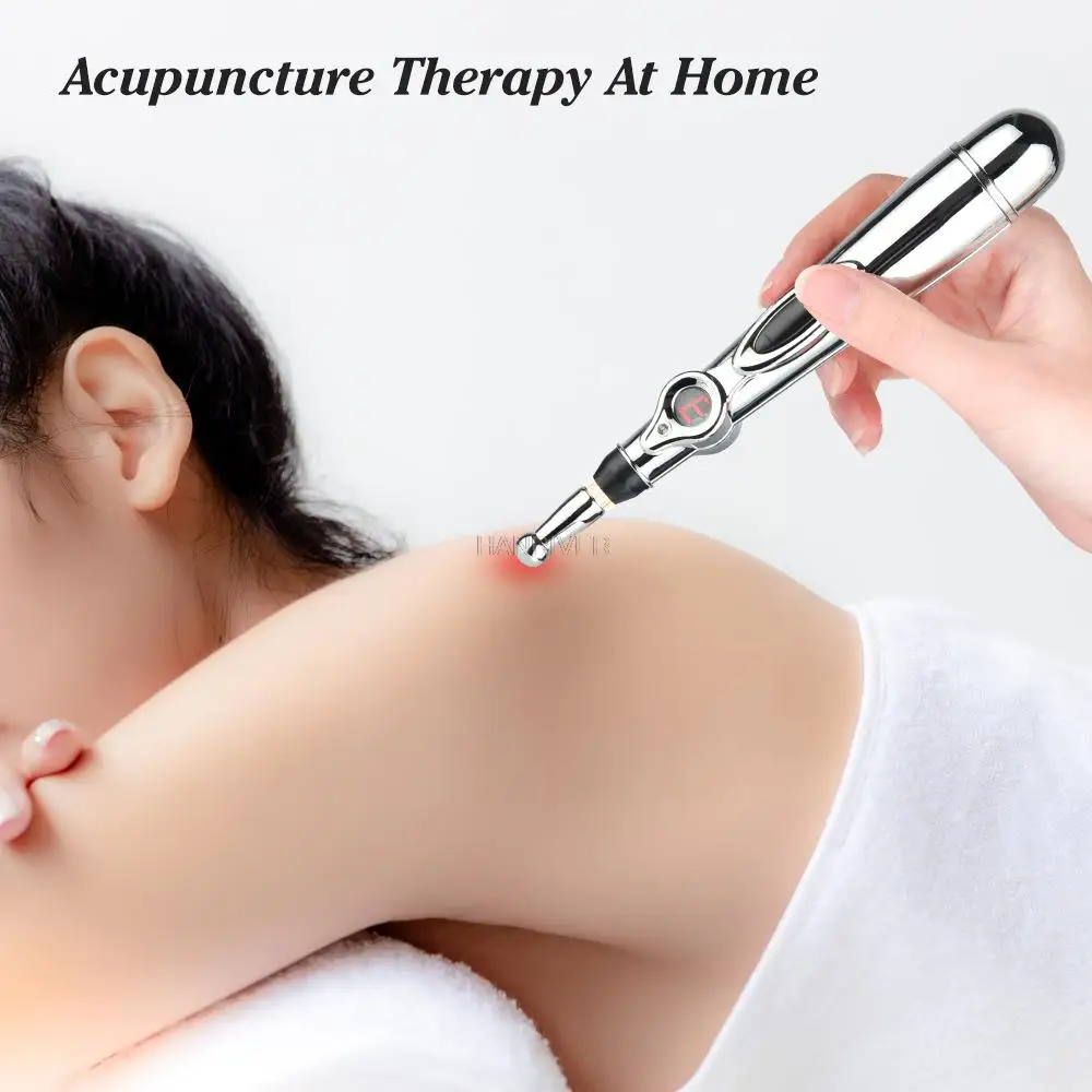 

3 acupoint pens to dredge the meridian physiotherapy pen back acupuncture stick electronic health massager