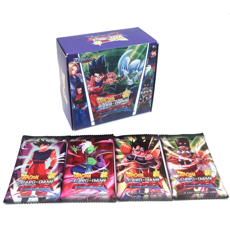 300pcs Dragon Ball Cards Shiny Son Goku Super Saiyan Series Signature Game Goku Classic Collection Toys Game Collection Card