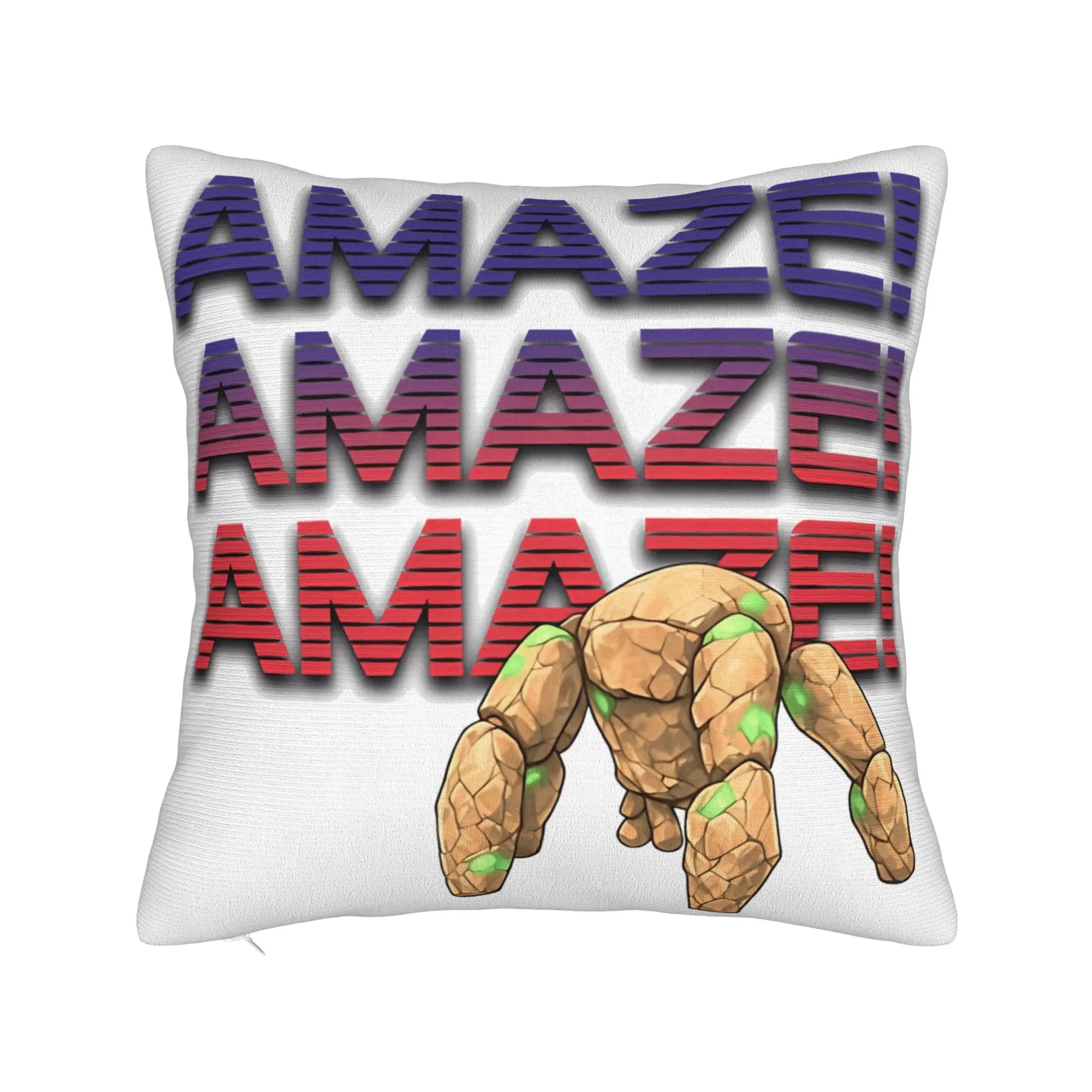 Pillow Case Rocky Amaze! Amaze! Amaze!  Square  Pillow Cover For Living Room Chair Kawaii Pillowcases