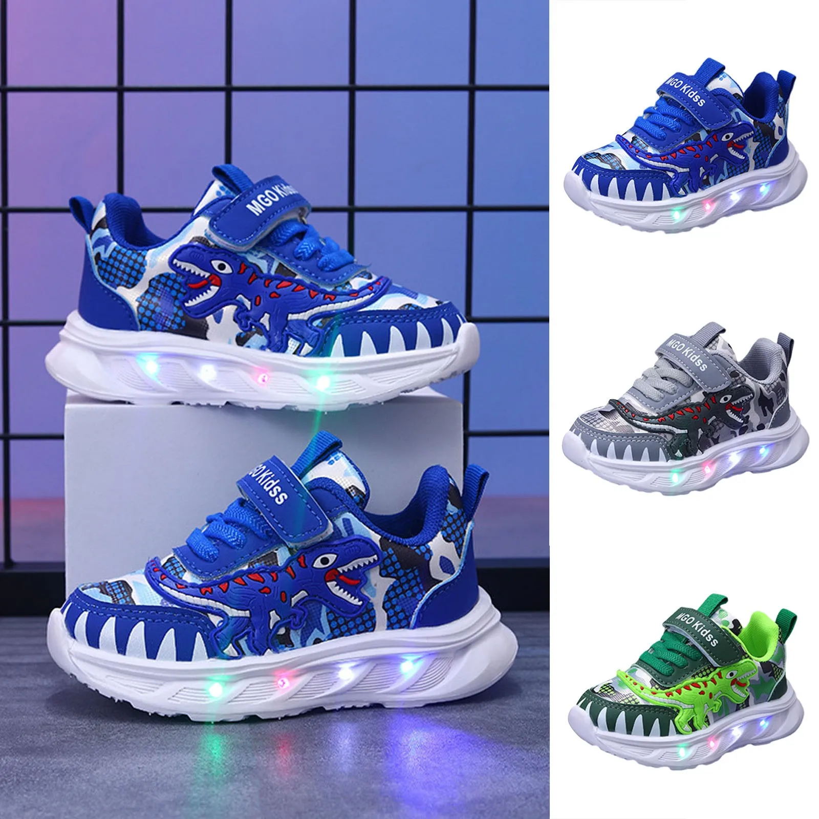 

Girl Shoes Fashion Led Light Up Children'S Shoes Unisex Cool Sneakers Soft And Lightweight Flat Shoes For Children Dressed Decor