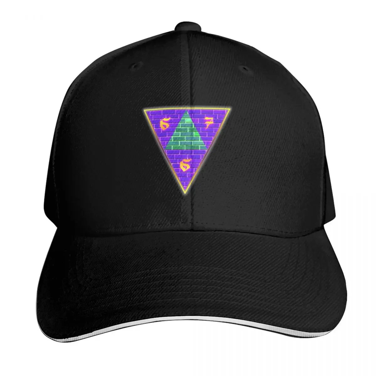667 corleone freeze pyramids theme logo Baseball Cap Contrast Two Tone Brim Snapback Flat Bill Strapback Dad Hat