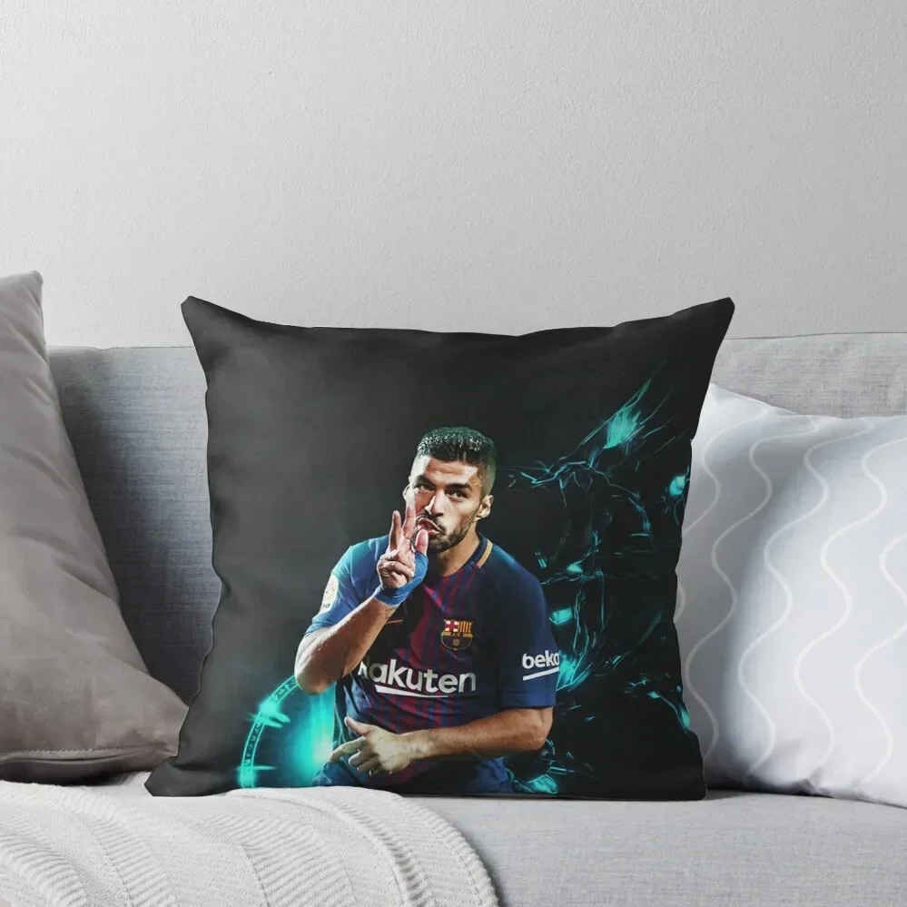 

Luis Suarez Throw Pillow Christmas Pillowcase Decorative Cover For Living Room Couch Cushions autumn pillowcase pillow