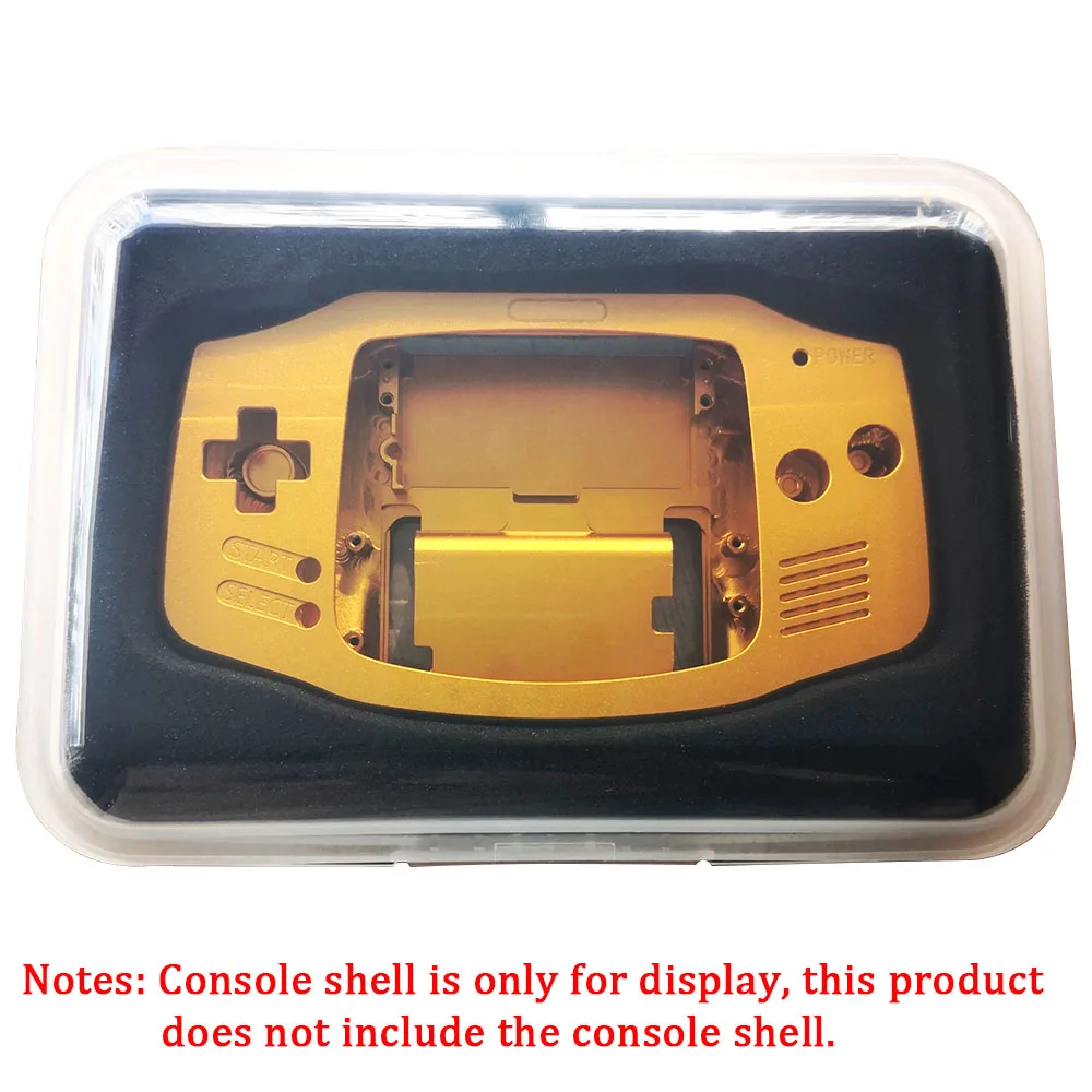 حافظة تخزين شفافة لـ GBA ، صندوق حماية ، وسادة إسفنجية مدمجة مخصصة لتقدم GameBoy ، صندوق تخزين وحدة التحكم في الألعاب