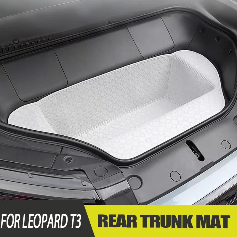 

Эксклюзивно для BYD Leopard Titanium 3 2025л. | Комбинированный коврик Frunk Pad и органайзер для хранения | Модернизация интерьера премиум-класса из кожзаменителя