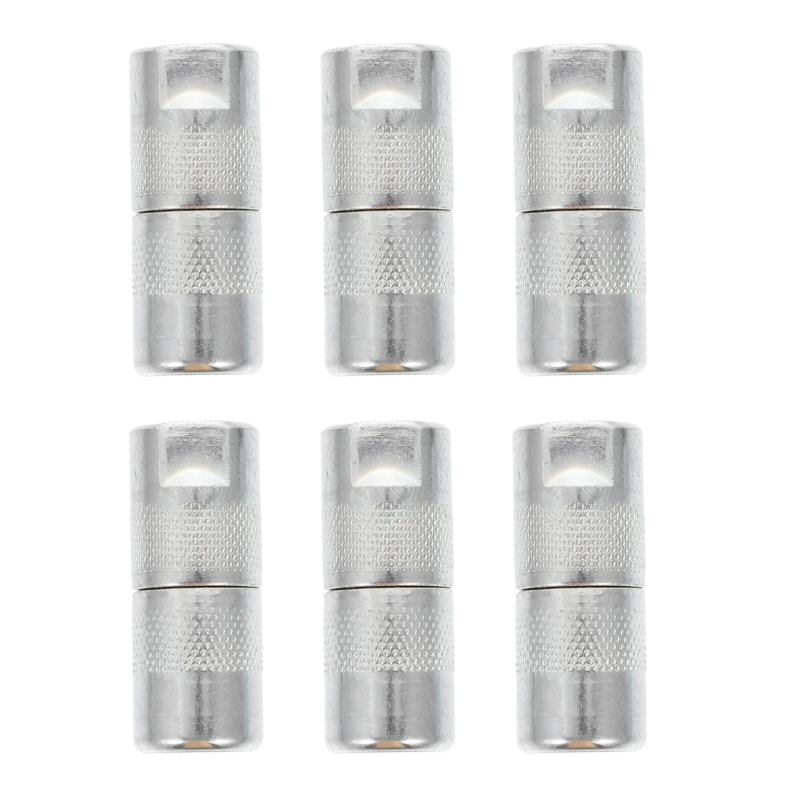 

6 Pcs Oil Spray Bottle Butter Sprinkler Grease Replacement Coupler Silver Brass Nozzle for