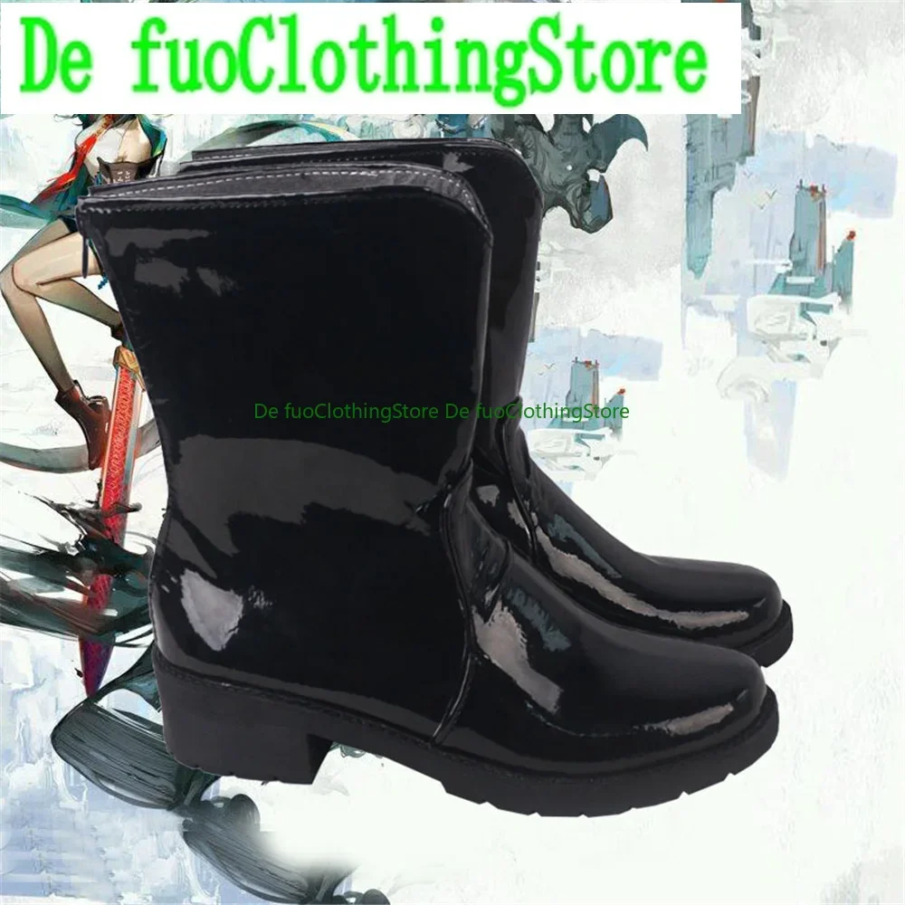 

DefuoClothing Магазин обуви Arknights Dusk Обувь для косплея Сапоги Игра Аниме Карнавал Вечеринка Хэллоуин Рождество