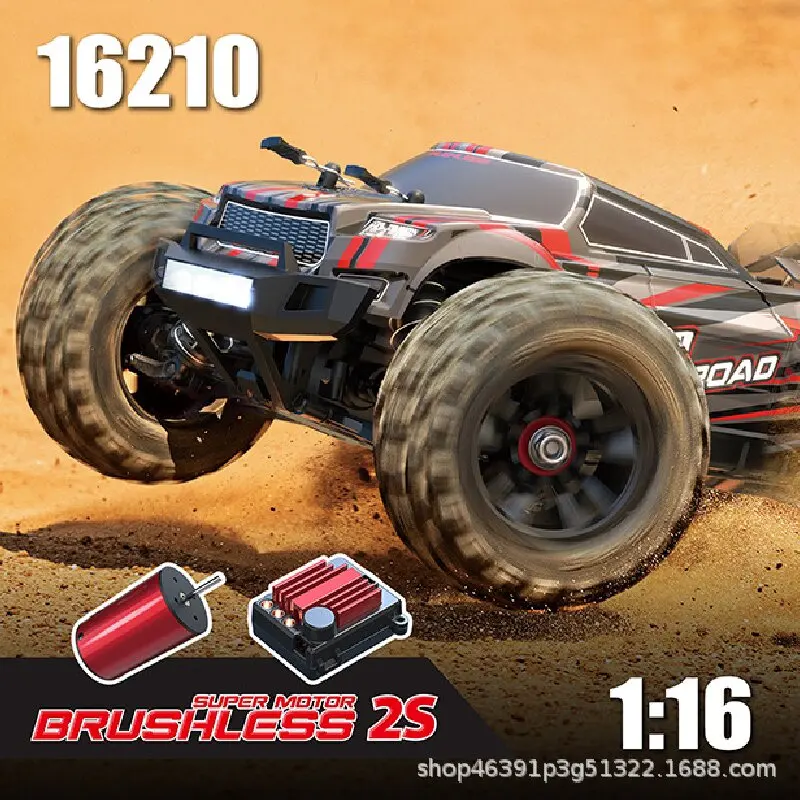 New Mjx Hyper Go 16208/16209 1/16 Brushless Rc Car Hobby 2.4g Remote Control Pickup Truck Model 4wd High-speed Off-road Boy Gift