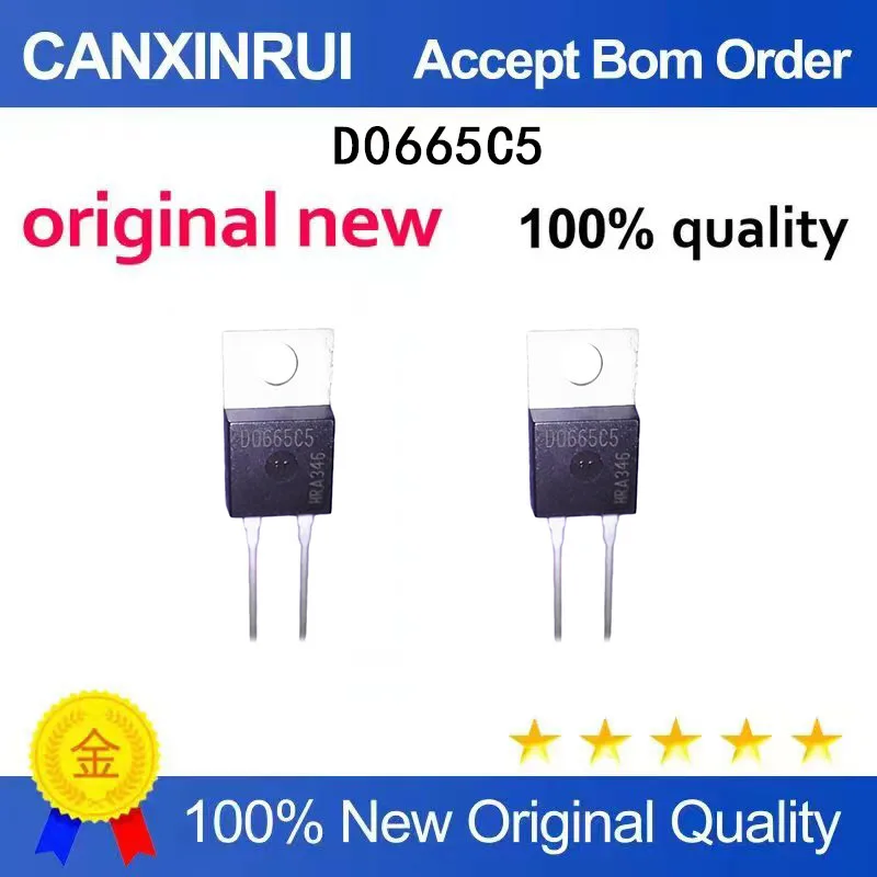 

(5-100 Pieces) IDH06G65C5 D0665C5 TO-220-2 pin fast recovery silicon carbide diode MOS tube
