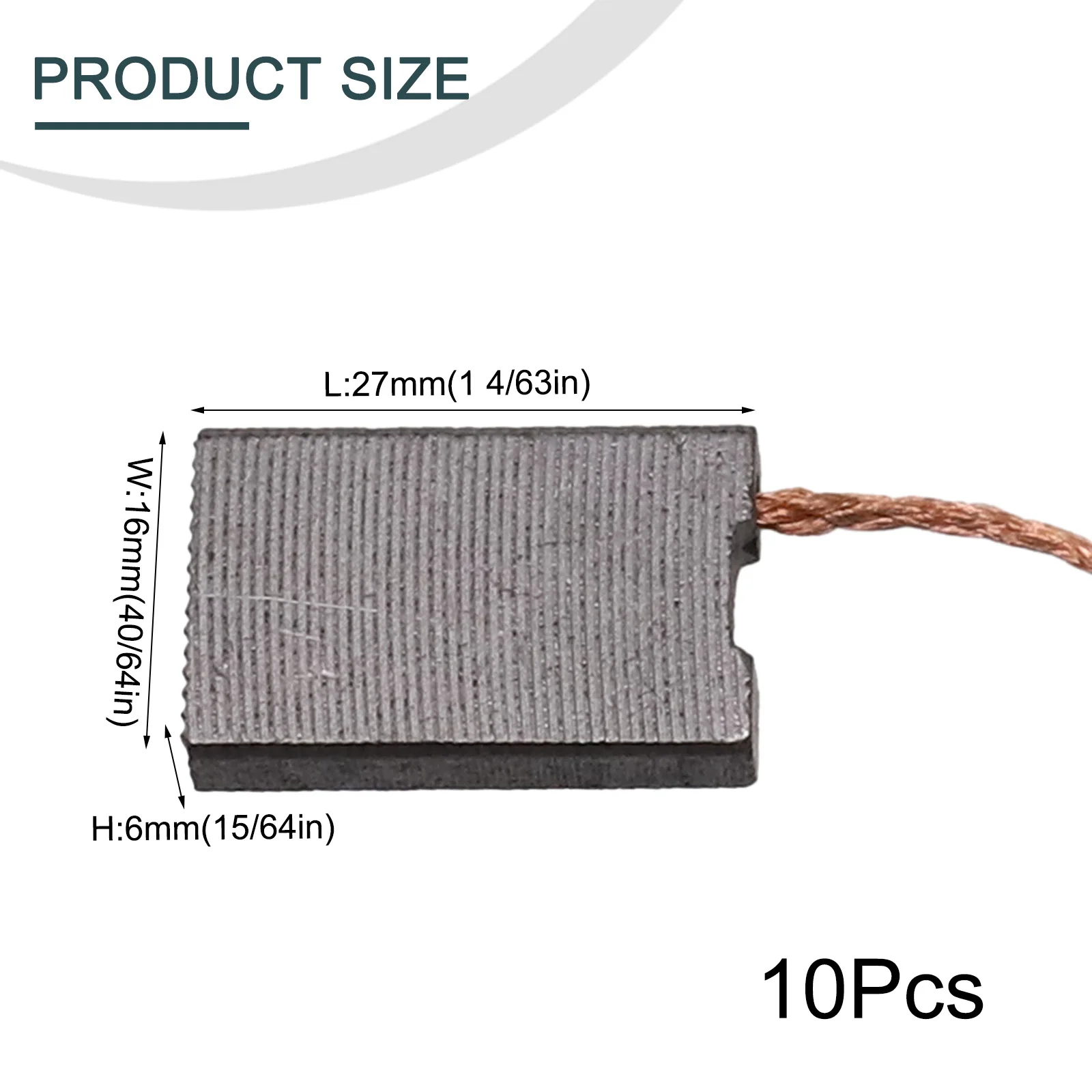 Pack of 10 Carbon Brushes Designed for Bosch 1617014126 Suitable for 11316EVS Demolition Hammer Ensures Longer Motor Life