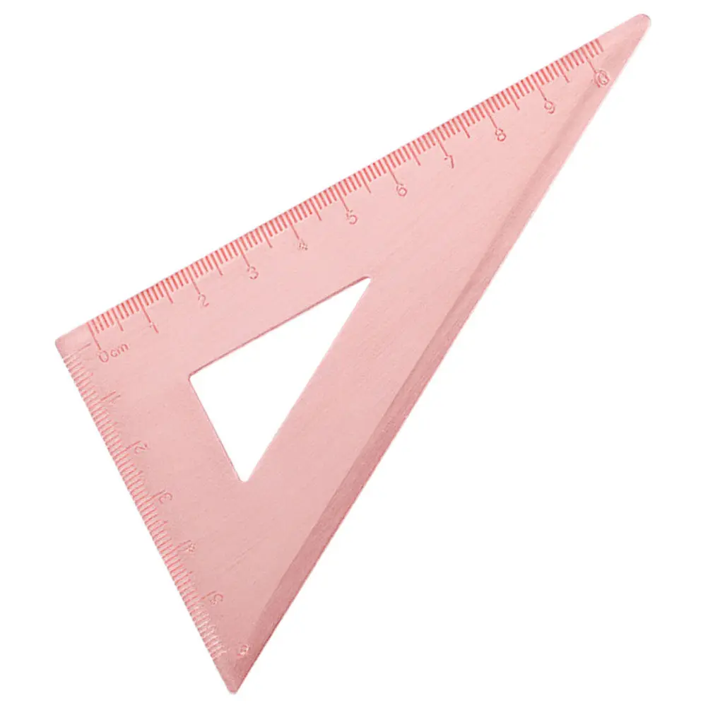 

Handmade Copper Triangle Ruler Vintage Drafting Triangle Measuring Rulers for Students Professionals Drawing Tools