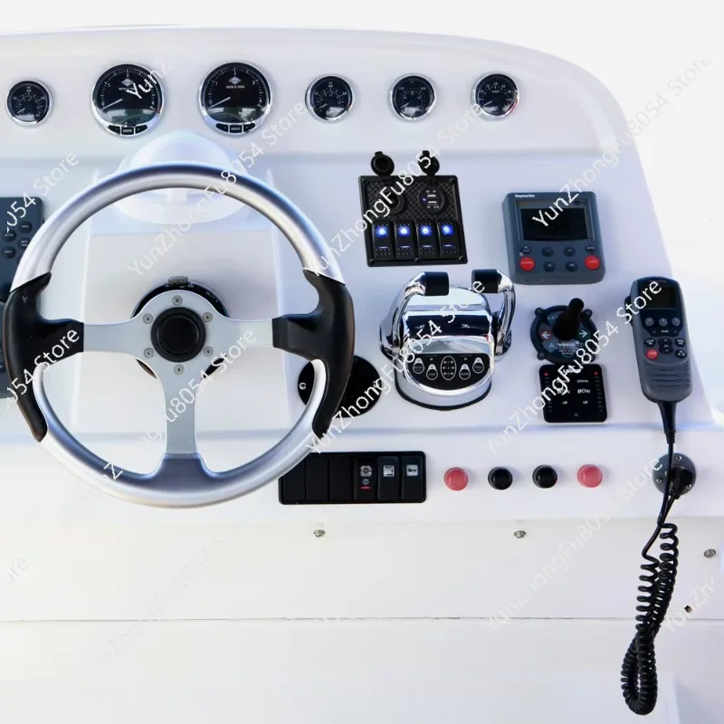 أداة لوحة التبديل البحرية من الألومنيوم RV لوحة التبديل الكهربائية للمركبة مع الصمامات #2