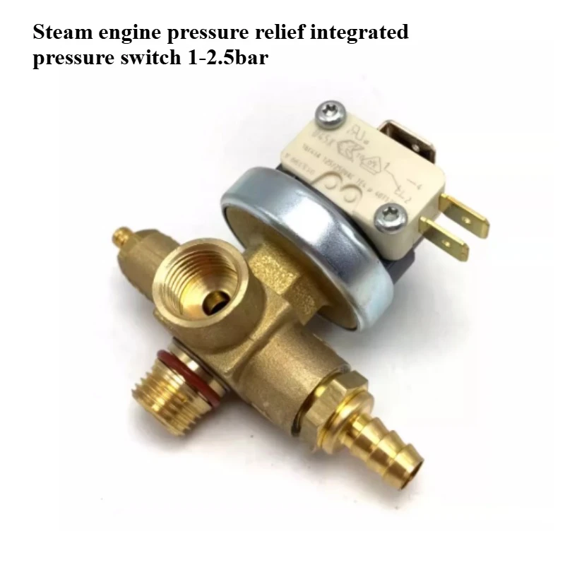 Steam Engine Pressure Switch Relief Valve Integrated Switch 1-2.5barXP110