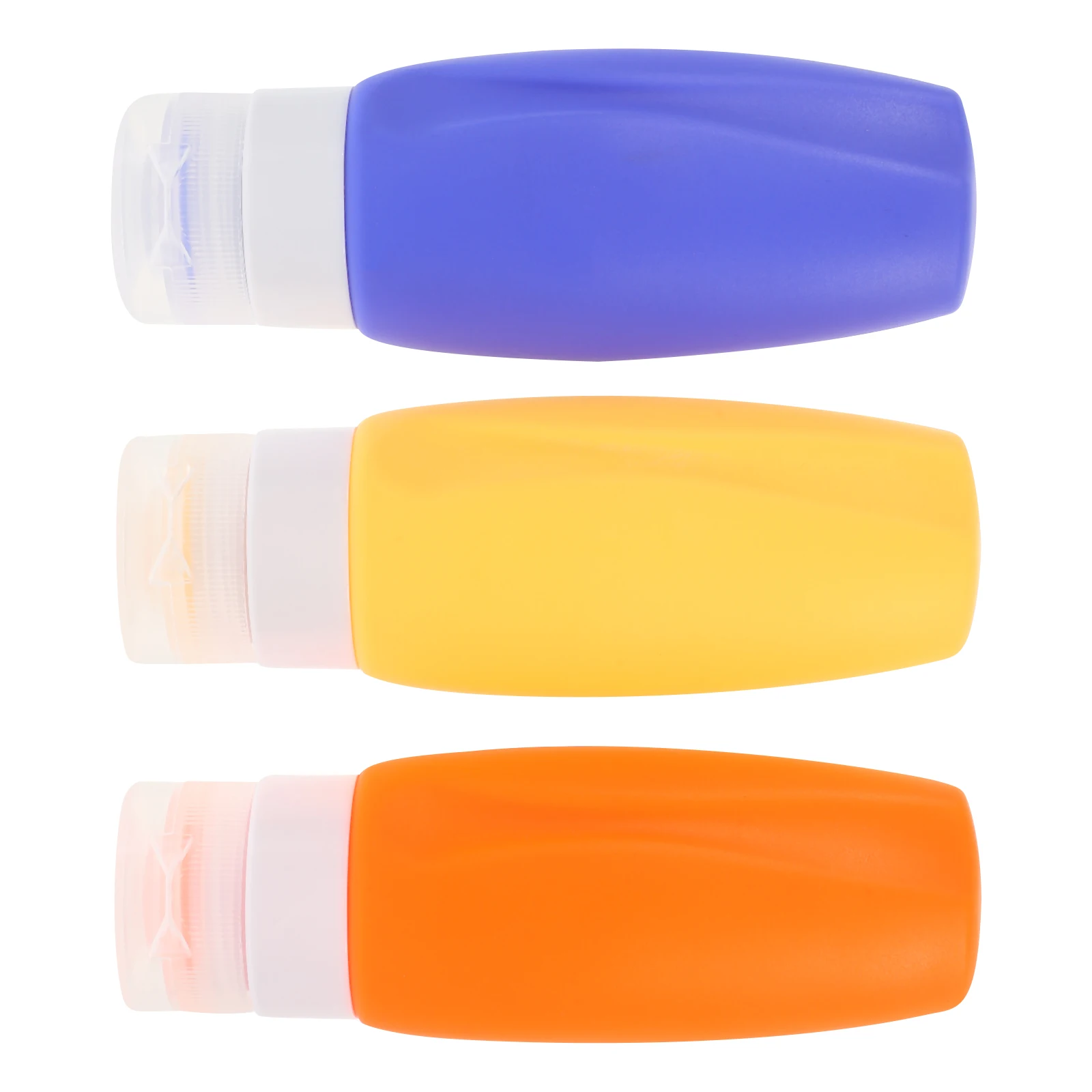 

3 Pcs Silicone Bottle Set Bottles Small Lotion Travel Shampoo Kit Divided Size Silica Gel Toiletry