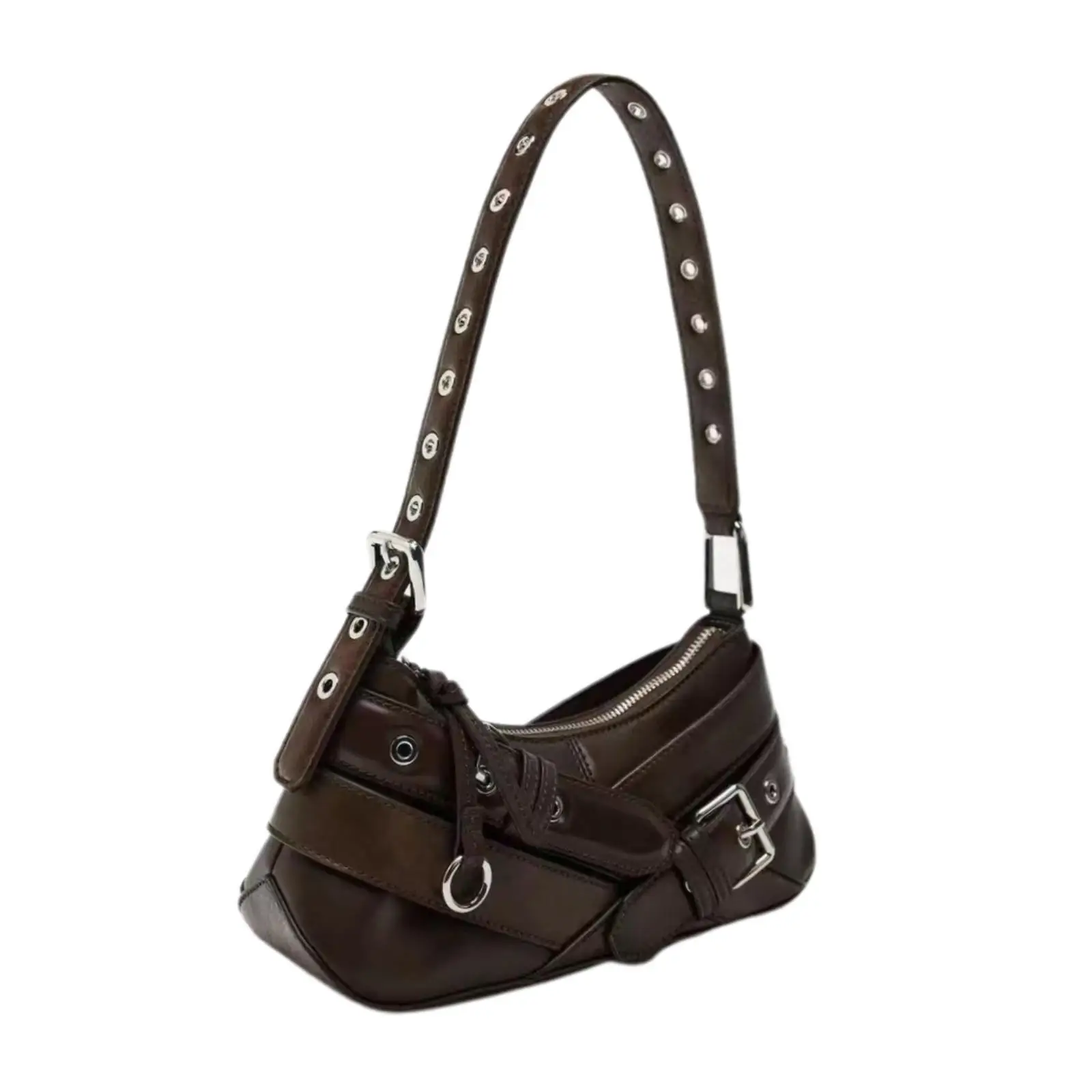 

Womens Shoulder Bag Shoulder Purse Elegant PU Leather Satchel Lady Lightweight