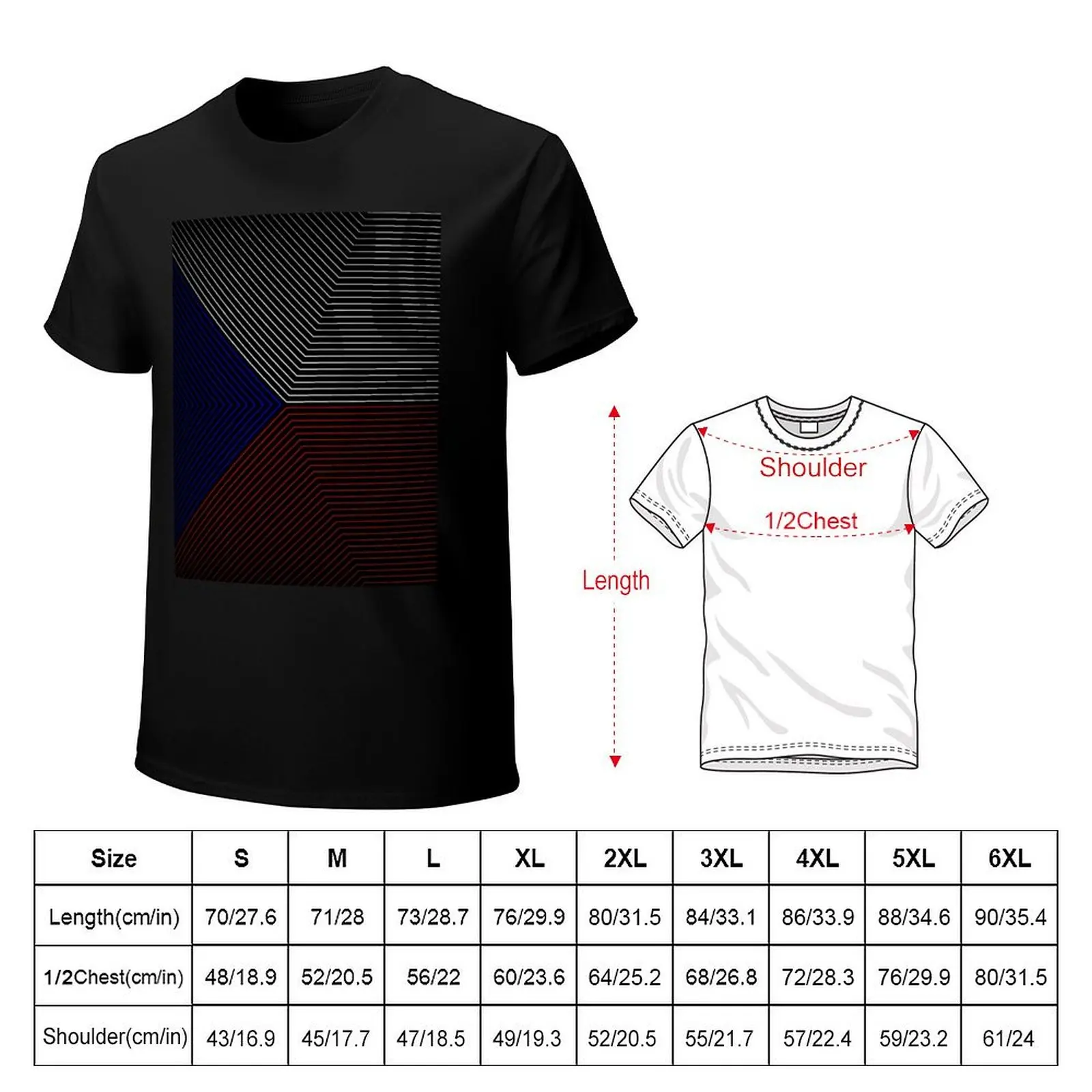 Czech T-Shirt Lightweight Gym Training T-Shirt