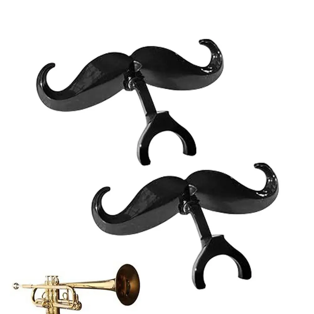 2PCS Trombone Clip On Mustache Humorous Trombone Accessory Multipurpose Trombone Gear for Large Shank Mouthpieces Trombone Gear