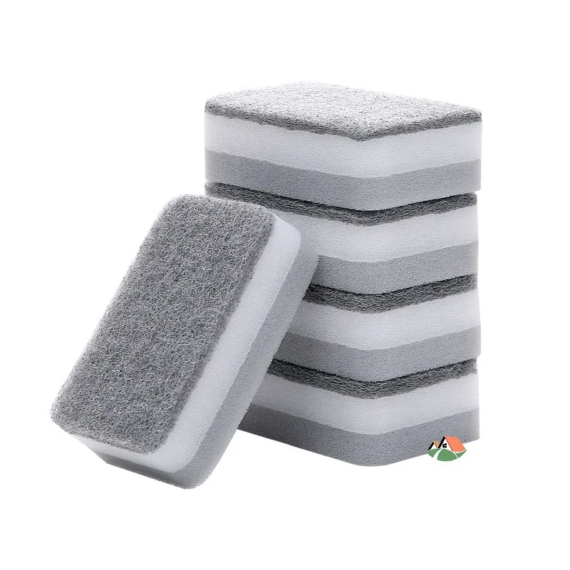 Kitchen Bar cleaning supplies set Home Double-sided Cleaning Sponge Scouring Pad Cleaning Sponges Household Cleaning Tools