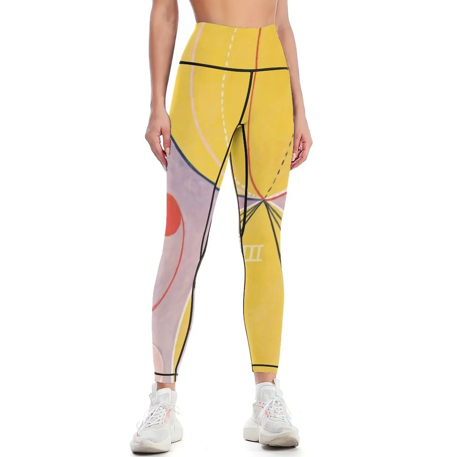 

HD Adulthood, Group IV, by Hilma af Klint 1907 HIGH DEFINITION Leggings sports for push up legging sport pants Womens Leggings