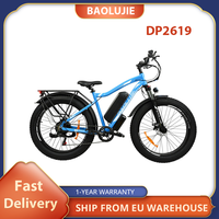 BAOLUJIE DP2619 Electric Bike, 26*4.0inch Fat Tire 750W Motor 48V 13Ah Battery, 45km/h Max Speed 45km Max Range, LCD display