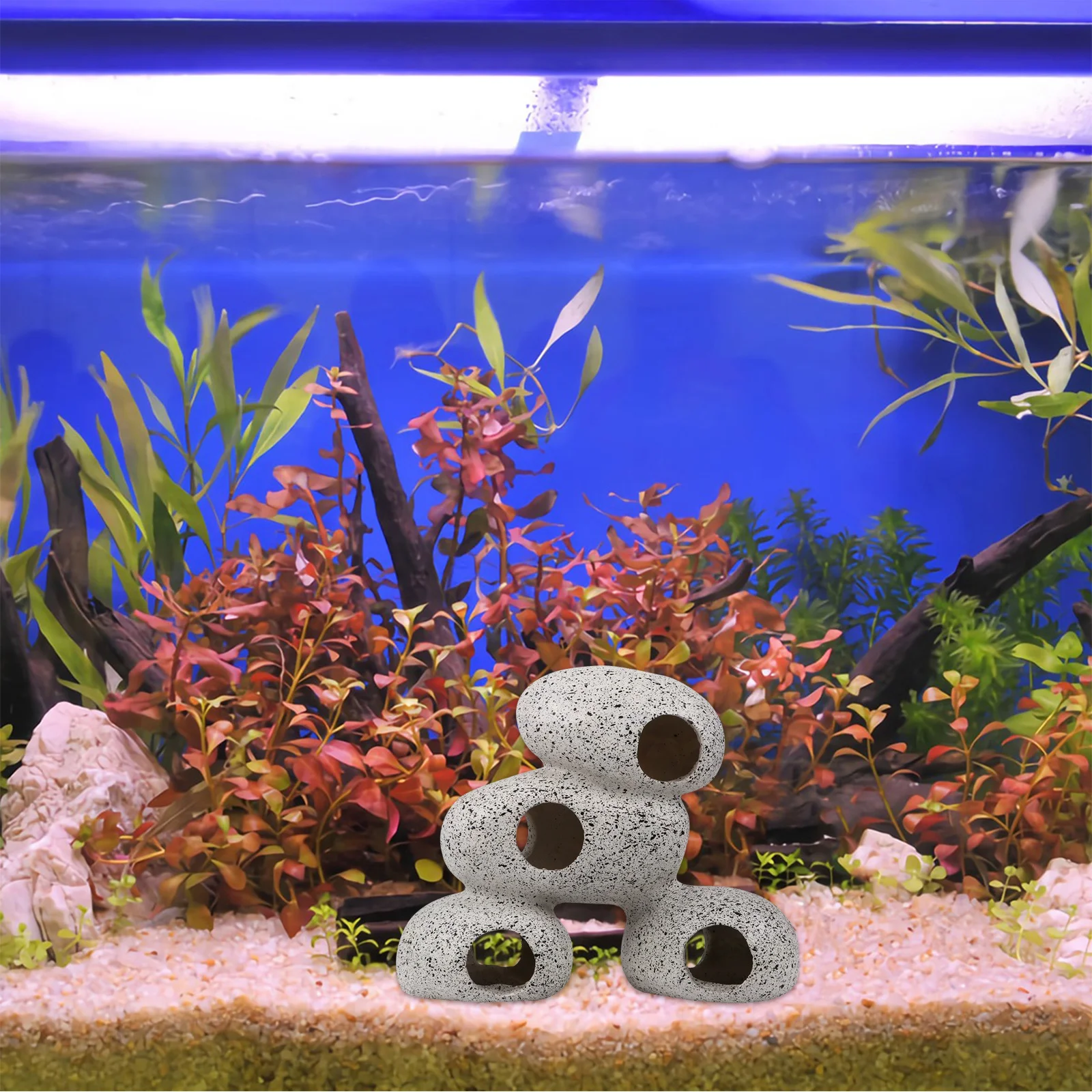 

Realistic Resin Stone Aquarium Ornament Perfect for Fish Shelter Habitat Fish Shelter Aquarium Ornament Resin Stone