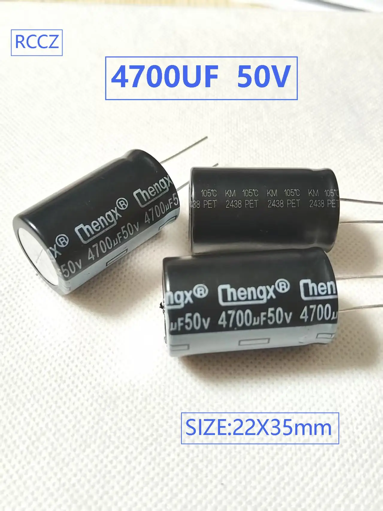 2pcs Electrolytic Capacitor 4700uf50v 50V4700UF±20% 18*35 22*35  18X35 22X35 4700UF 50V ±20% High Quality