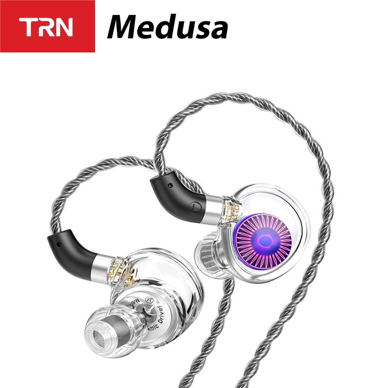 TRN Medusa High-Performance HiFi Dynamic Earphones