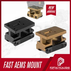 Aems Mount AEMS FAST Mount 2.26 Inches Optical Centerline AEMS High Mount Made of CNC Aluminum 6061-T6 BK and FDE