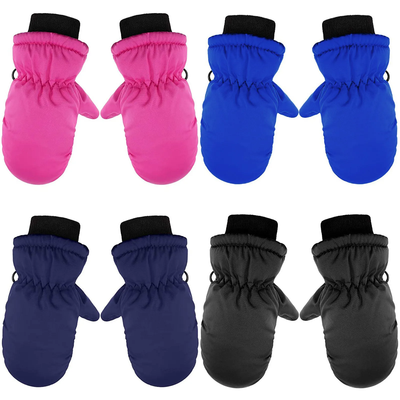 Baby Kids Gloves Mittens Toddler Skiing Winter Mittens Toddler Mittens Snow Gloves Boys For Girls Water-proof Gloves Kids